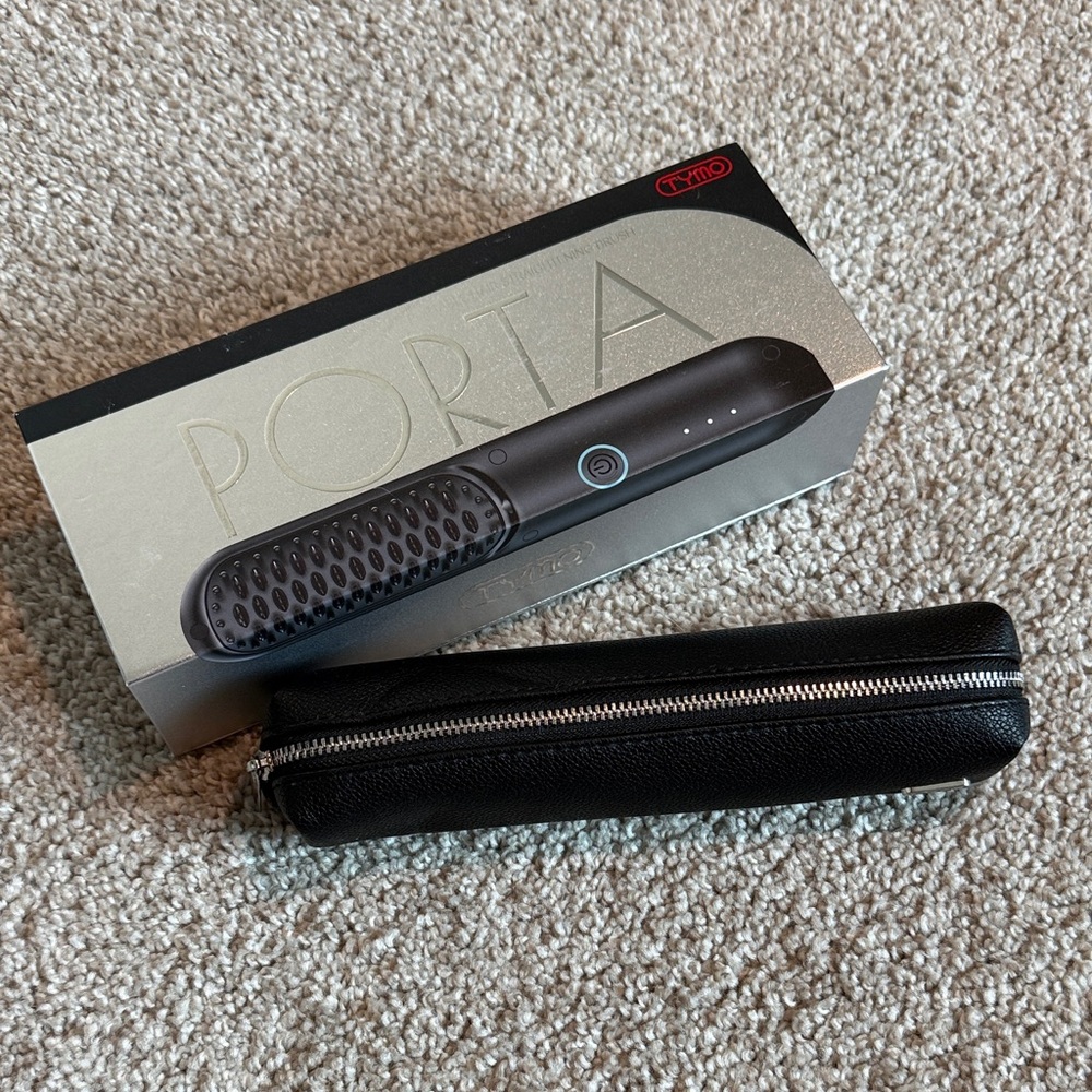 Porta Travel Hair Brush - Black